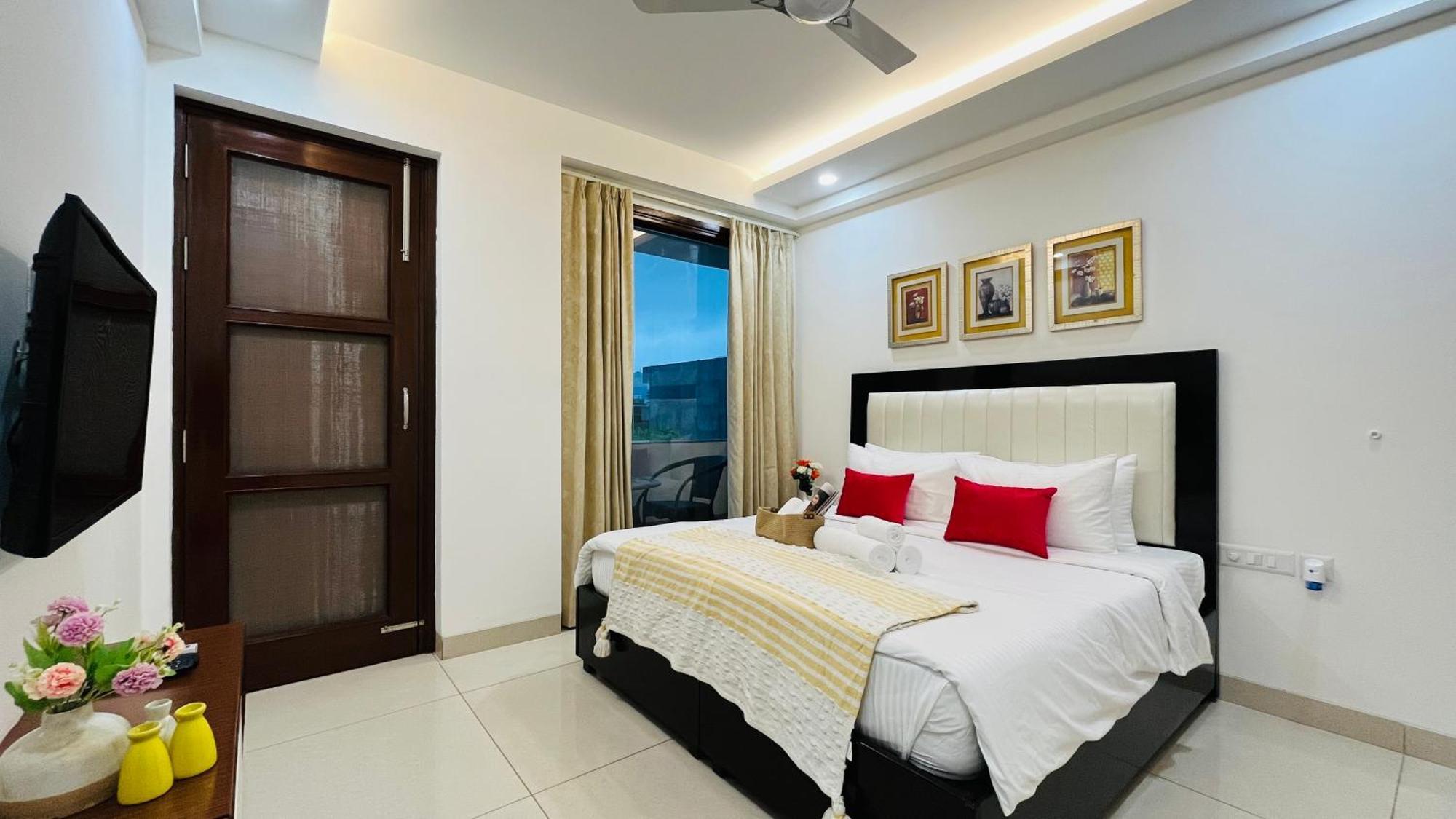 Olive Service Apartments - Golf Course Road Gurgáon Kültér fotó