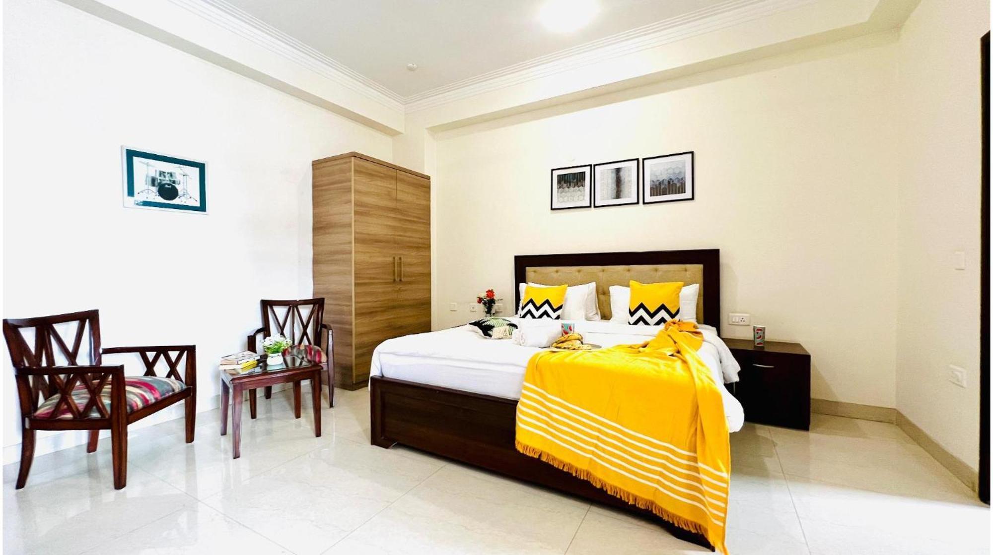 Olive Service Apartments - Golf Course Road Gurgáon Kültér fotó
