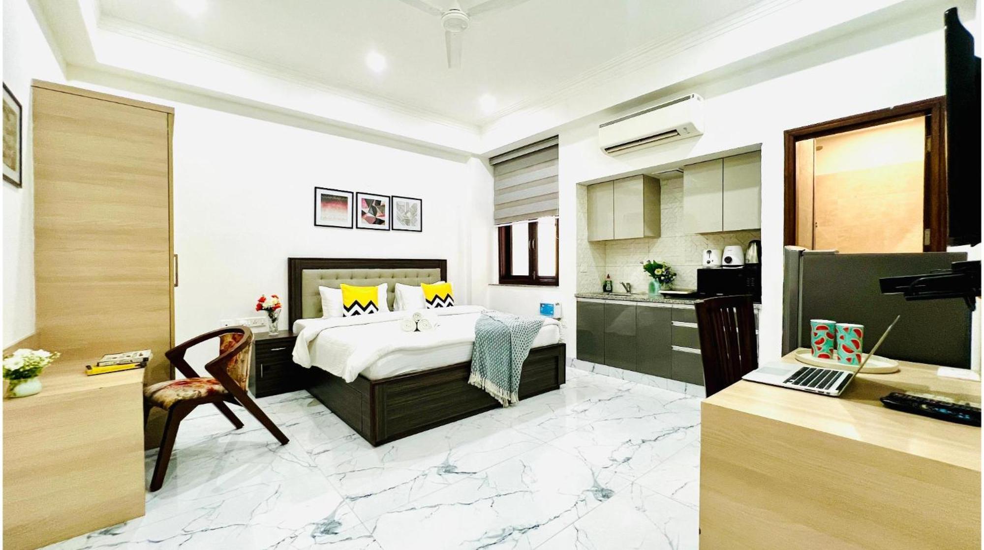 Olive Service Apartments - Golf Course Road Gurgáon Kültér fotó